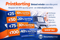Print korting